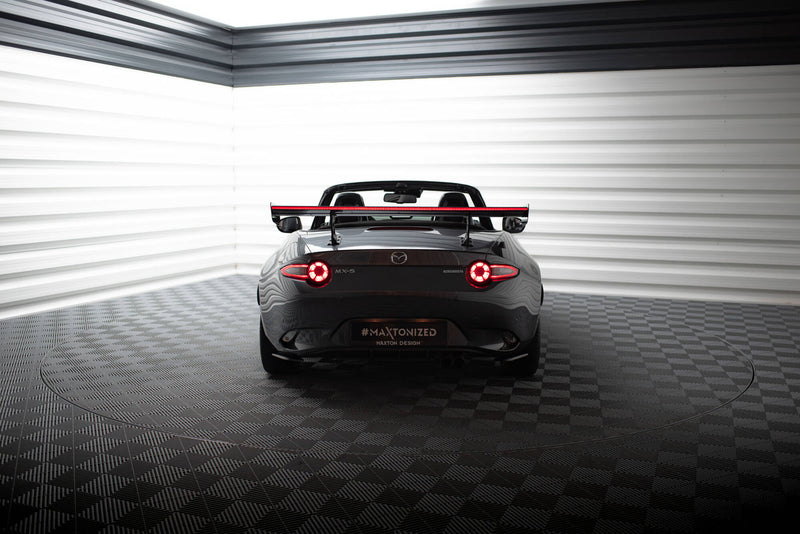 Maxton Design Carbon Spoiler With Internal Brackets Uprights + LED Mazda MX-5 ND (Mk4)