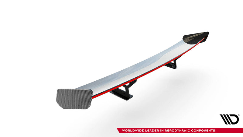 Maxton Design Carbon Spoiler With Internal Brackets Uprights + LED Mercedes-Benz CLA Coupe C118 / C118 Facelift