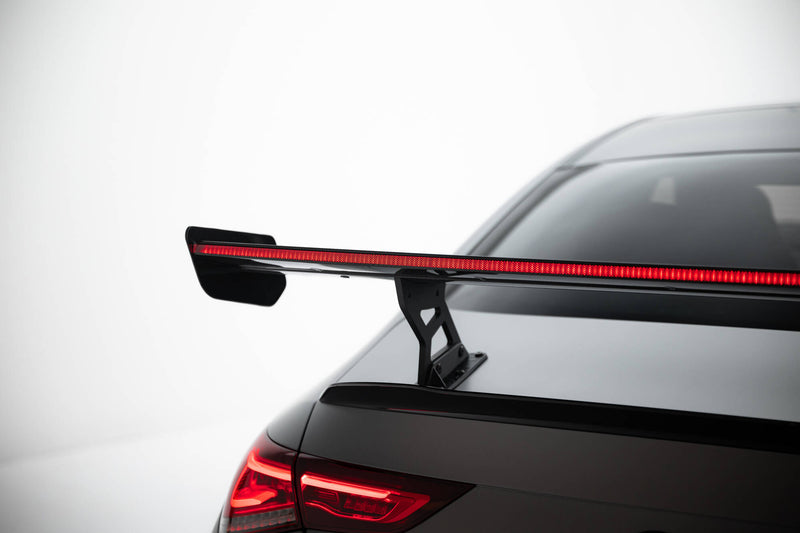 Maxton Design Carbon Spoiler With Internal Brackets Uprights + LED Mercedes-Benz CLA Coupe C118 / C118 Facelift