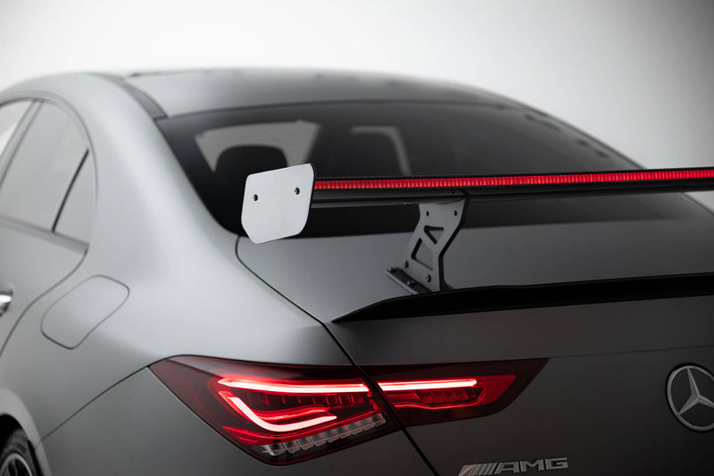 Maxton Design Carbon Spoiler With Internal Brackets Uprights + LED Mercedes-Benz CLA Coupe C118 / C118 Facelift
