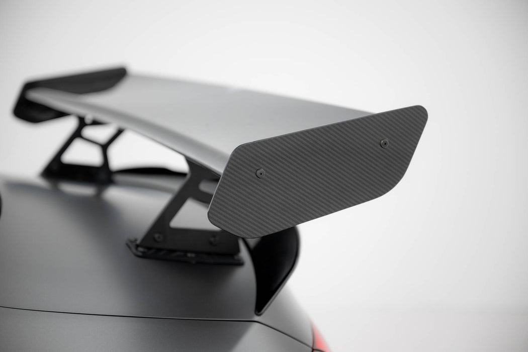Maxton Design Carbon Spoiler With Internal Brackets Uprights + LED Mercedes-Benz CLA Coupe C118 / C118 Facelift