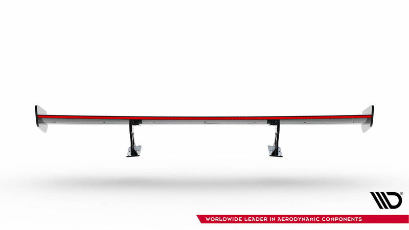 Maxton Design Carbon Spoiler With Internal Brackets Uprights + LED Mercedes-Benz CLA Coupe C118 / C118 Facelift