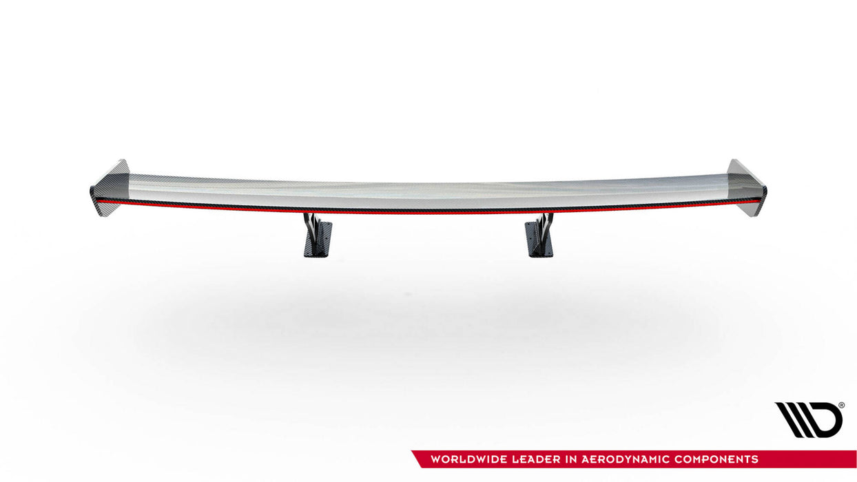 Maxton Design Carbon Spoiler With Internal Brackets Uprights + LED Toyota GR86 / Subaru BRZ Mk2