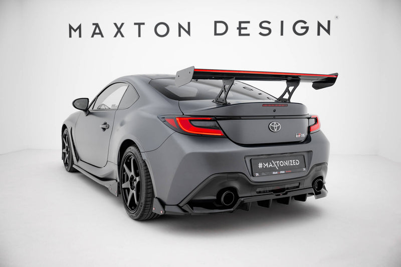 Maxton Design Carbon Spoiler With Internal Brackets Uprights + LED Toyota GR86 / Subaru BRZ Mk2