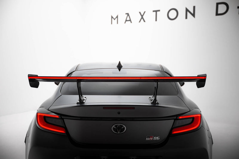 Maxton Design Carbon Spoiler With Internal Brackets Uprights + LED Toyota GR86 / Subaru BRZ Mk2