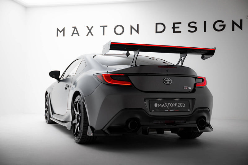 Maxton Design Carbon Spoiler With Internal Brackets Uprights + LED Toyota GR86 / Subaru BRZ Mk2