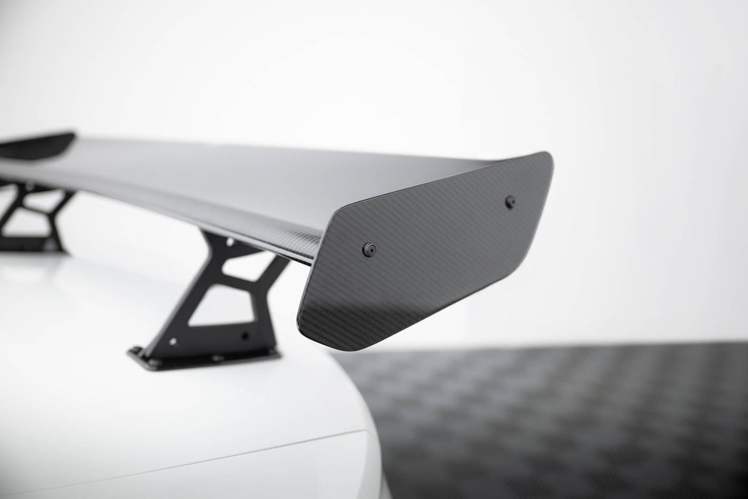 Maxton Design Carbon Spoiler With Internal Brackets Uprights + LED Volkswagen Jetta GLI Mk7