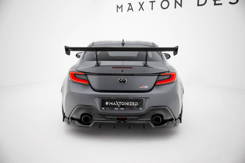 Maxton Design Carbon Spoiler With Internal Brackets Uprights Toyota GR86 / Subaru BRZ Mk2