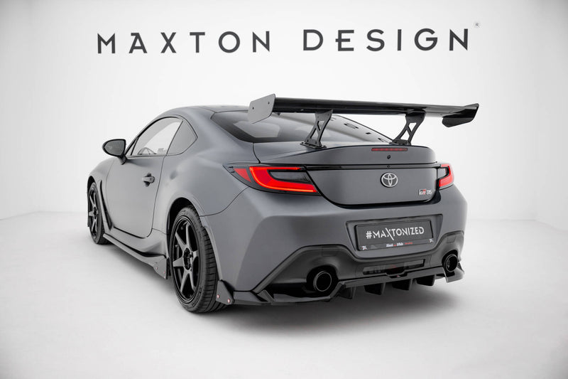 Maxton Design Carbon Spoiler With Internal Brackets Uprights Toyota GR86 / Subaru BRZ Mk2