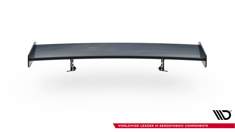 Maxton Design Carbon Spoiler With Internal Brackets Uprights V.1 + LED Porsche 718 Cayman 982c