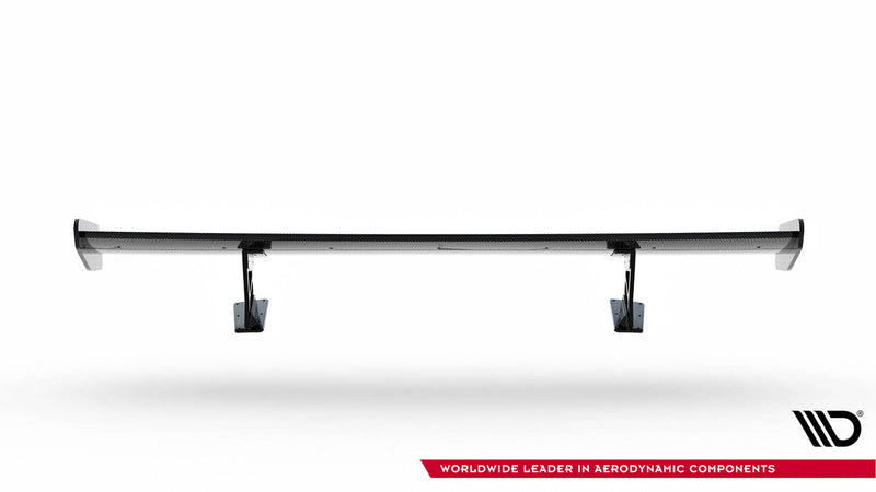 Maxton Design Carbon Spoiler With Internal Brackets Uprights  V.1 Porsche 718 Cayman 982c