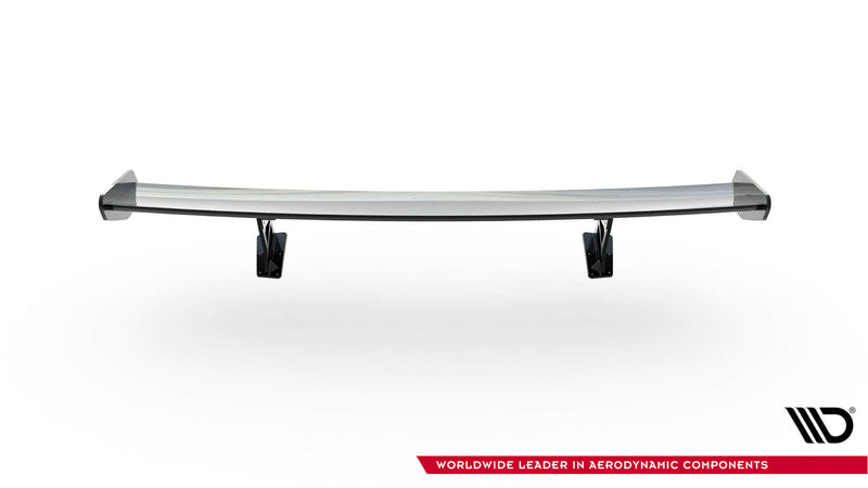 Maxton Design Carbon Spoiler With Internal Brackets Uprights  V.1 Porsche 718 Cayman 982c