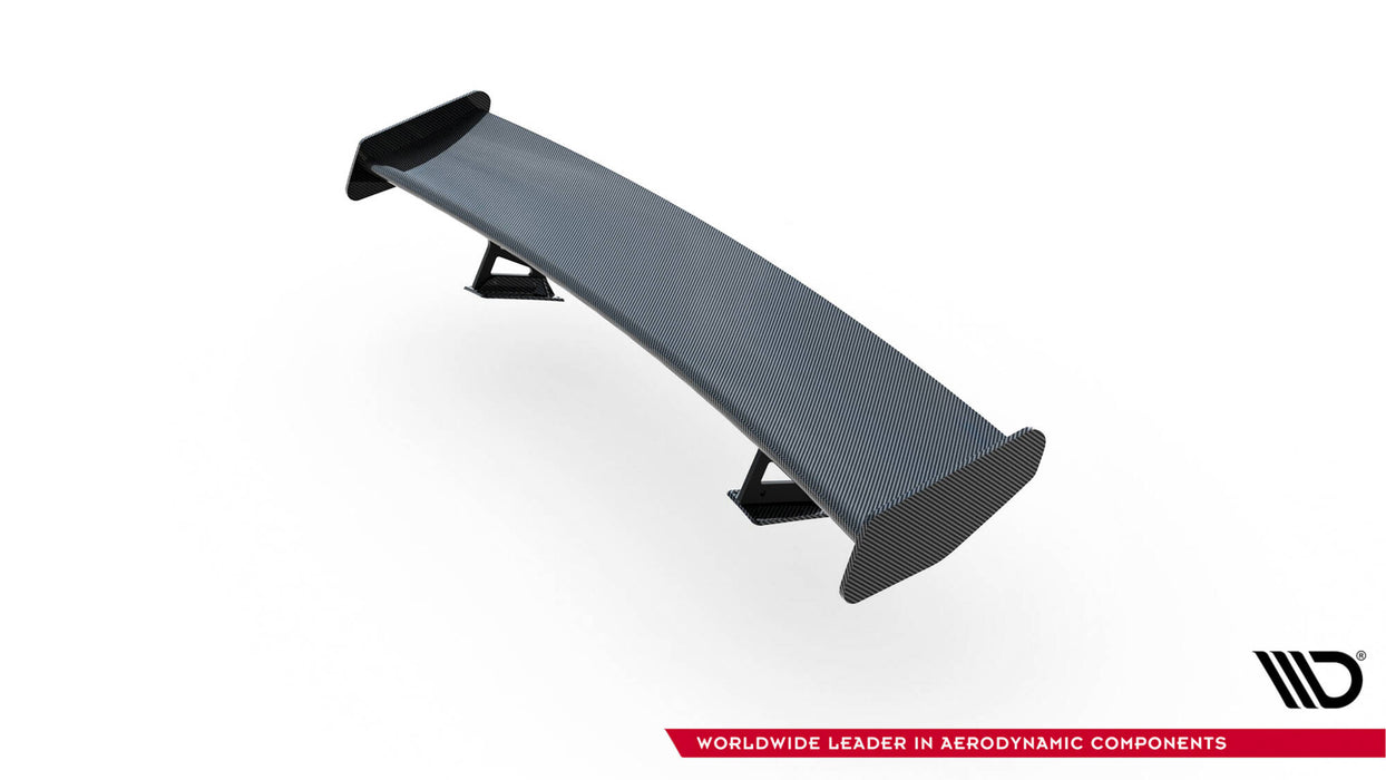 Maxton Design Carbon Spoiler With Internal Brackets Uprights  V.1 Porsche 718 Cayman 982c