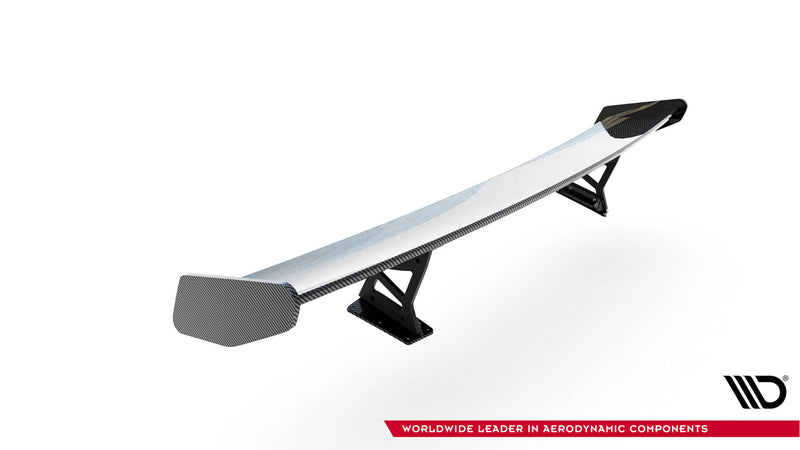 Maxton Design Carbon Spoiler With Internal Brackets Uprights  V.1 Porsche 718 Cayman 982c