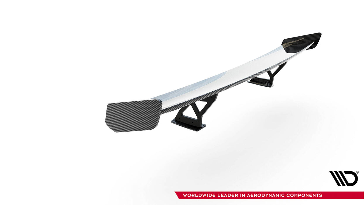 Maxton Design Carbon Spoiler With Internal Brackets Uprights V.2 BMW 1 M E82