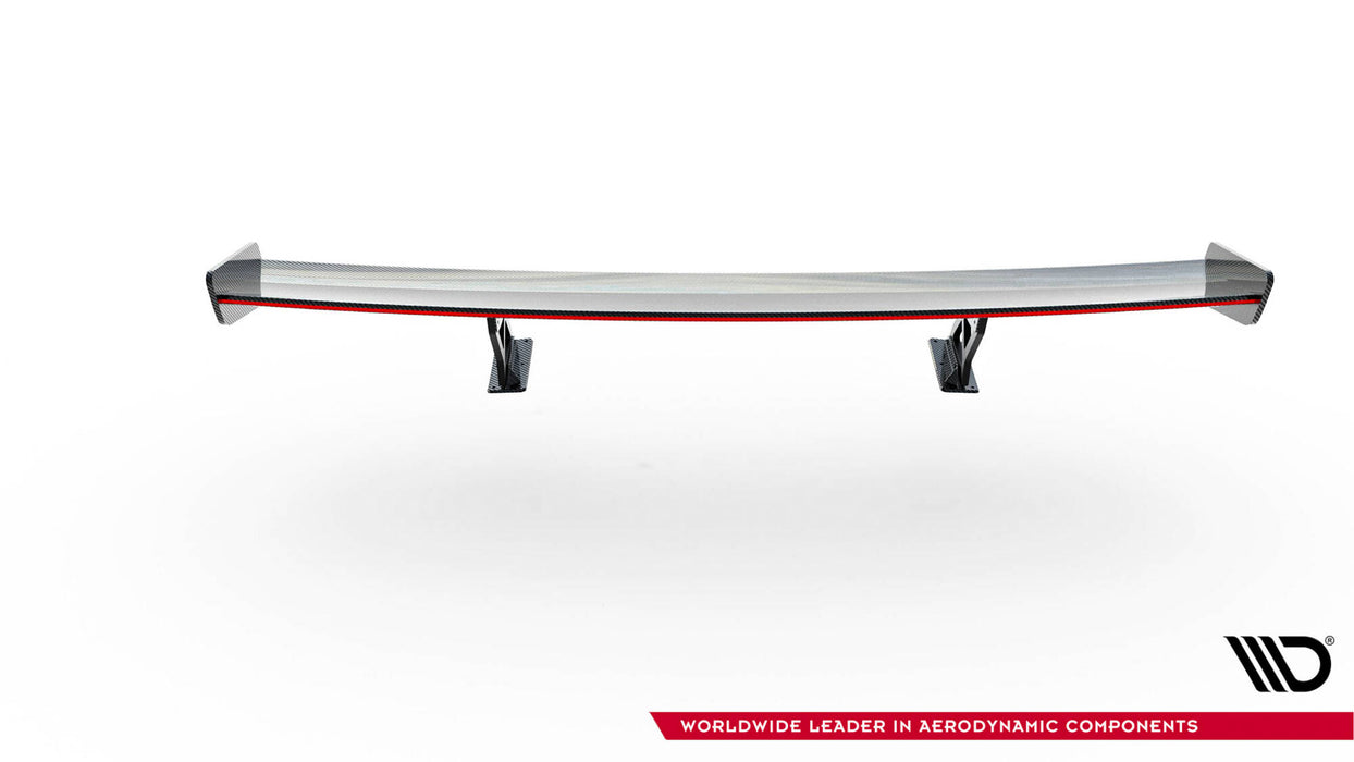 Maxton Design Carbon Spoiler With Internal Brackets Uprights V.2 + LED BMW 1 M E82