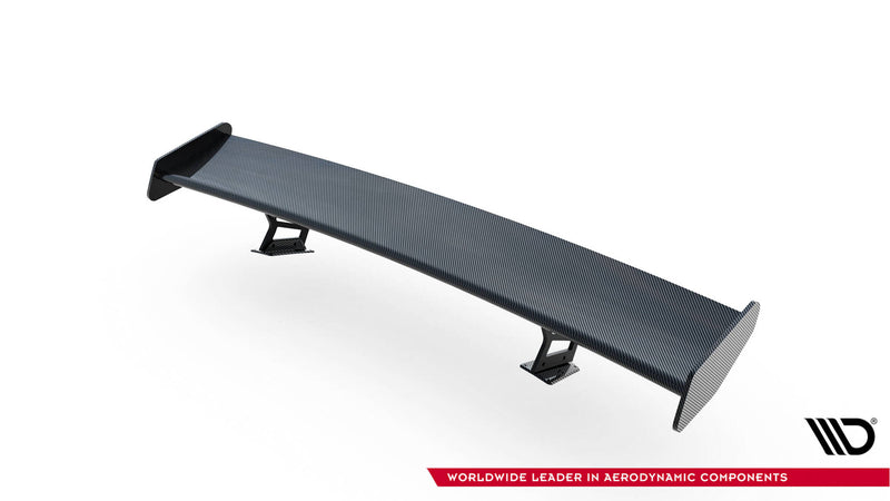 Maxton Design Carbon Spoiler With Internal Brackets Uprights V.2 Porsche 718 Cayman 982c