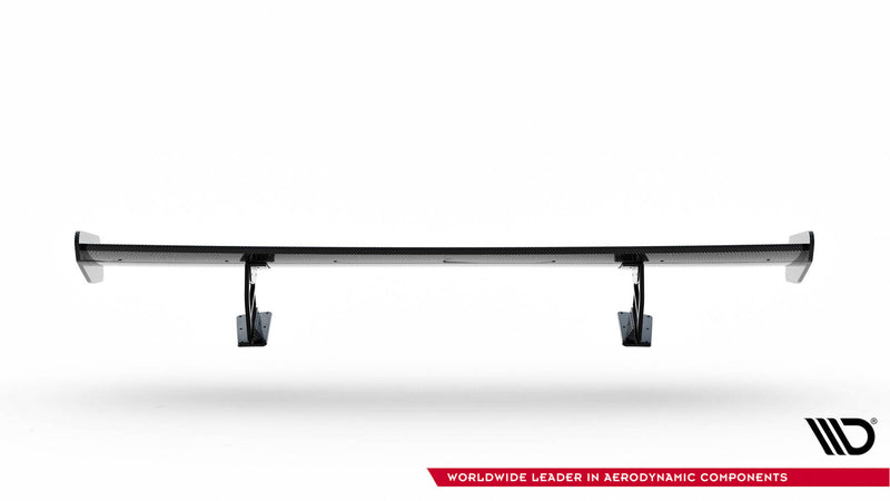 Maxton Design Carbon Spoiler With Internal Brackets Uprights V.2 Porsche 718 Cayman 982c