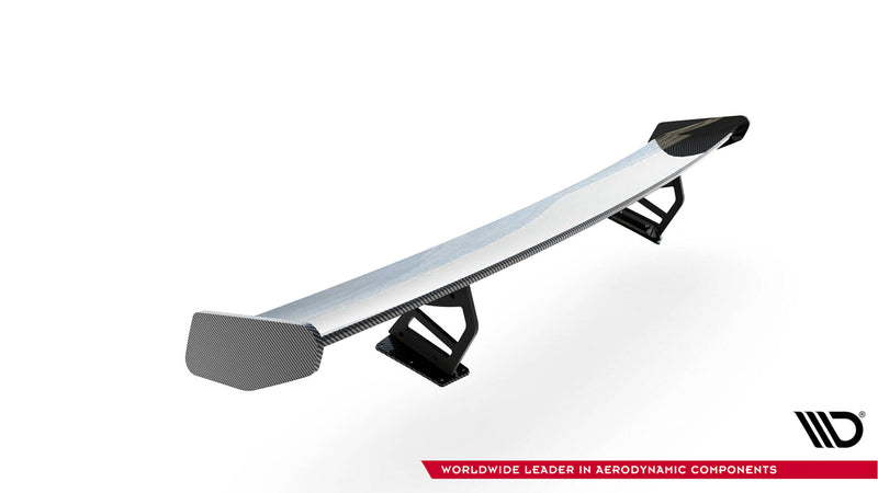 Maxton Design Carbon Spoiler With Internal Brackets Uprights V.2 Porsche 718 Cayman 982c