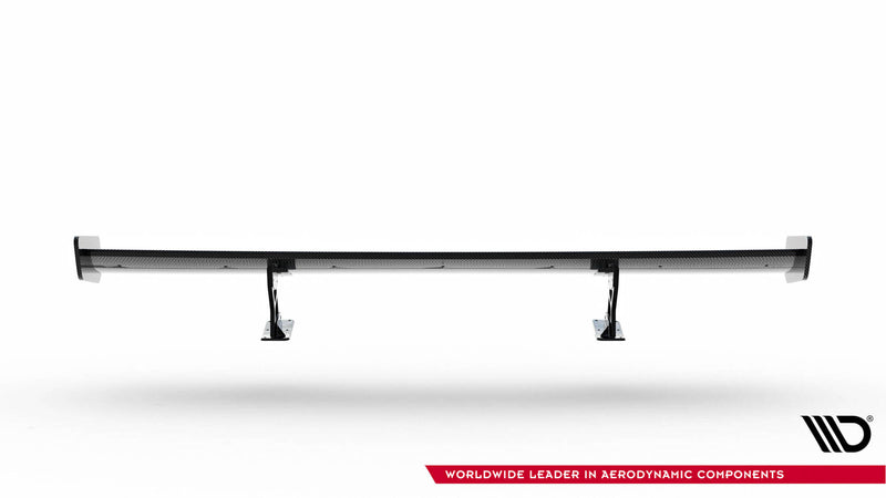 Maxton Design Carbon Spoiler With Internal Brackets Uprights  Volkswagen Jetta GLI Mk7