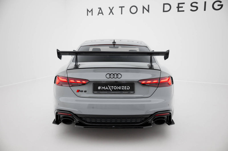 Maxton Design Carbon Spoiler With Upper Swan Mounting  Audi A5 / A5 S-Line / S5 / RS5 Coupe F5 / F5 Facelift
