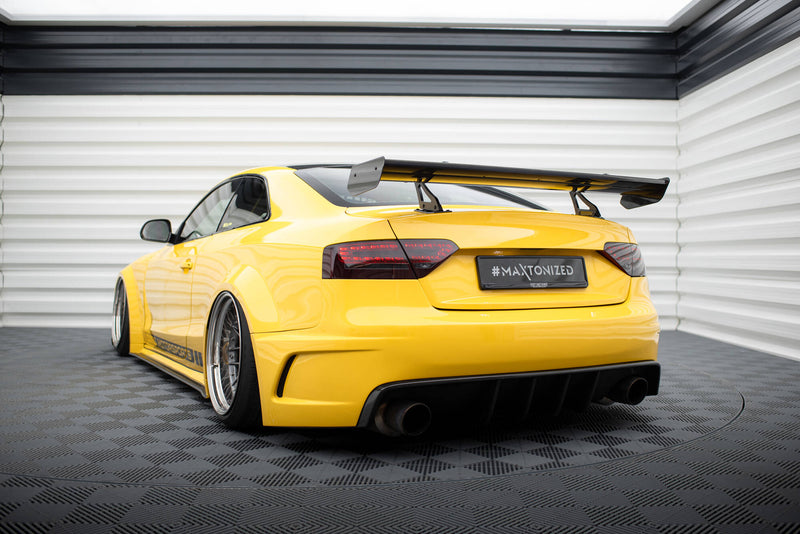 Maxton Design Carbon Spoiler With Upper Swan Mounting  Audi A5 Coupe 8T
