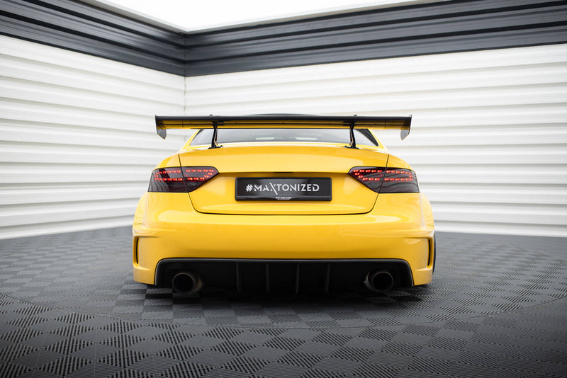 Maxton Design Carbon Spoiler With Upper Swan Mounting  Audi A5 Coupe 8T