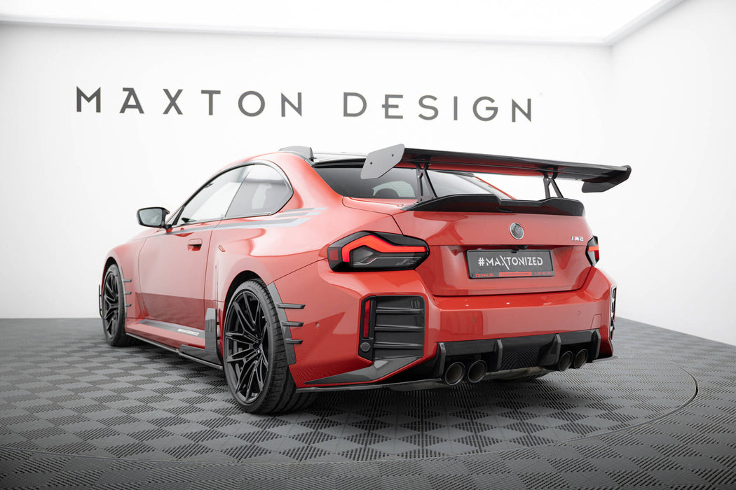 Maxton Design Carbon Spoiler With Upper Swan Mounting  BMW M2 G87