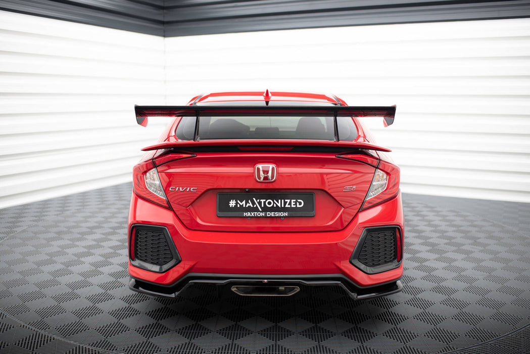 Maxton Design Carbon Spoiler With Upper Swan Mounting  Honda Civic SI Mk10