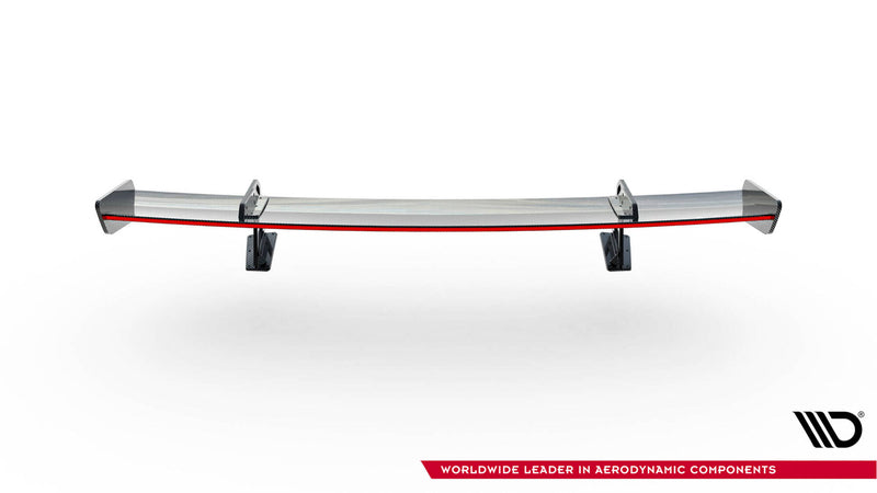 Maxton Design Carbon Spoiler With Upper Swan Mounting + LED Audi A5 / A5 S-Line / S5 / RS5 Coupe F5 / F5 Facelift