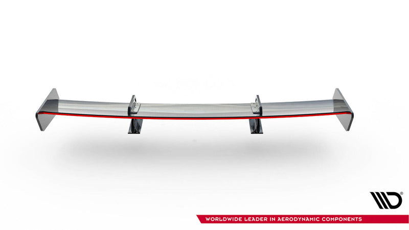 Maxton Design Carbon Spoiler With Upper Swan Mounting + LED Audi A5 Coupe 8T