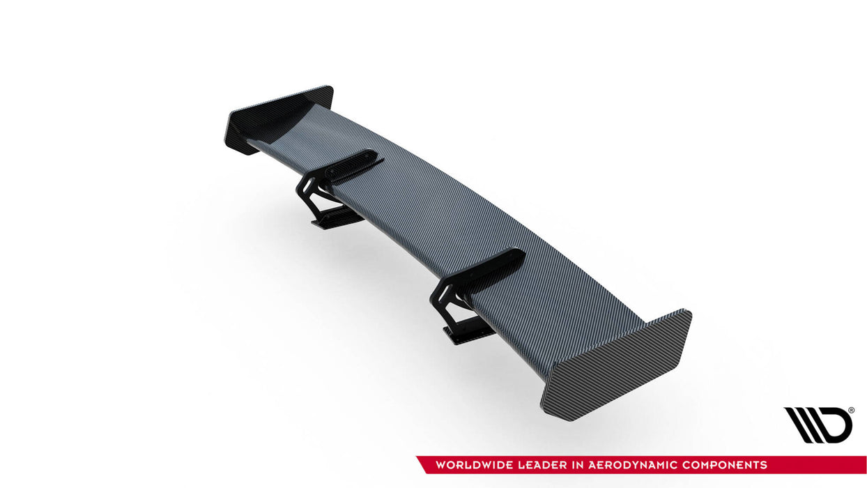 Maxton Design Carbon Spoiler With Upper Swan Mounting + LED Audi A5 Coupe 8T
