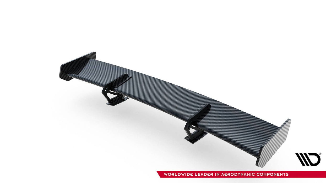 Maxton Design Carbon Spoiler With Upper Swan Mounting + LED Audi A5 Coupe 8T