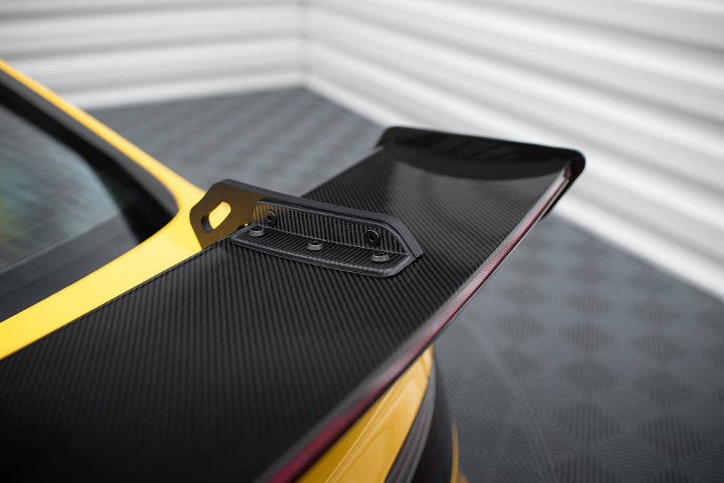 Maxton Design Carbon Spoiler With Upper Swan Mounting + LED Audi A5 Coupe 8T