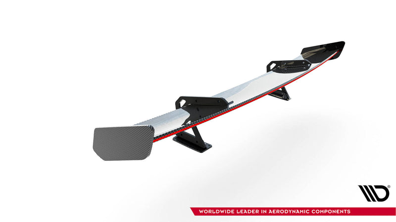 Maxton Design Carbon Spoiler With Upper Swan Mounting + LED BMW 1 M E82