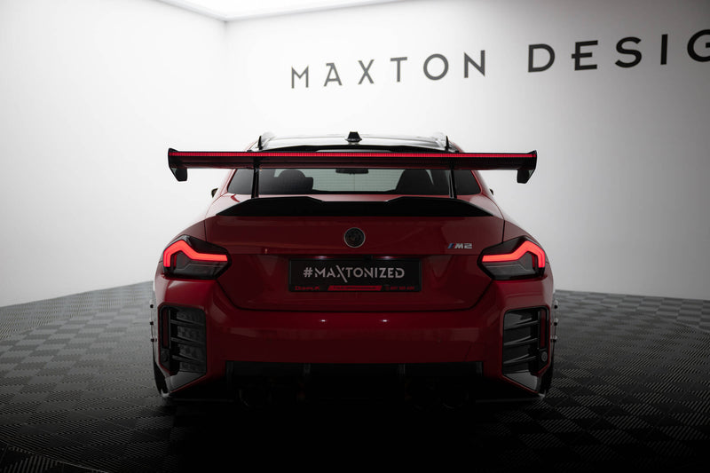 Maxton Design Carbon Spoiler With Upper Swan Mounting + LED BMW M2 G87
