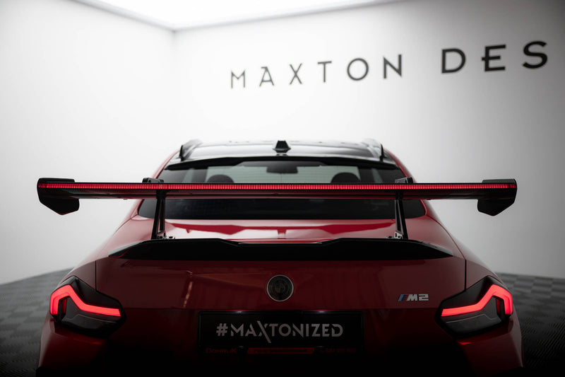 Maxton Design Carbon Spoiler With Upper Swan Mounting + LED BMW M2 G87