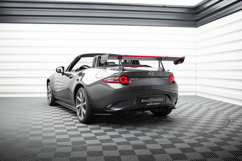 Maxton Design Carbon Spoiler With Upper Swan Mounting + LED Mazda MX-5 ND (Mk4)