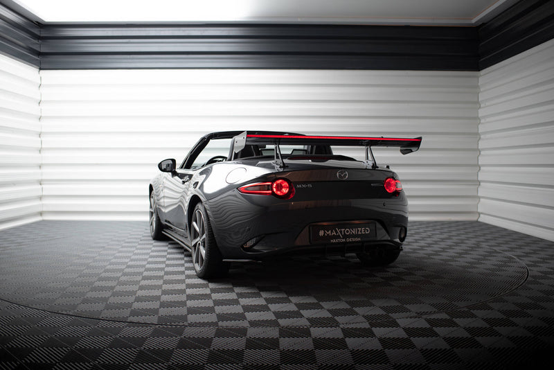 Maxton Design Carbon Spoiler With Upper Swan Mounting + LED Mazda MX-5 ND (Mk4)