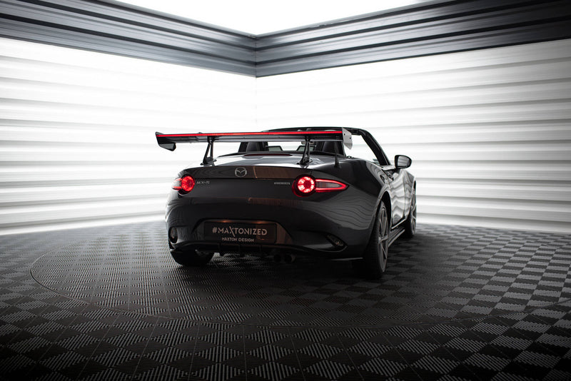 Maxton Design Carbon Spoiler With Upper Swan Mounting + LED Mazda MX-5 ND (Mk4)
