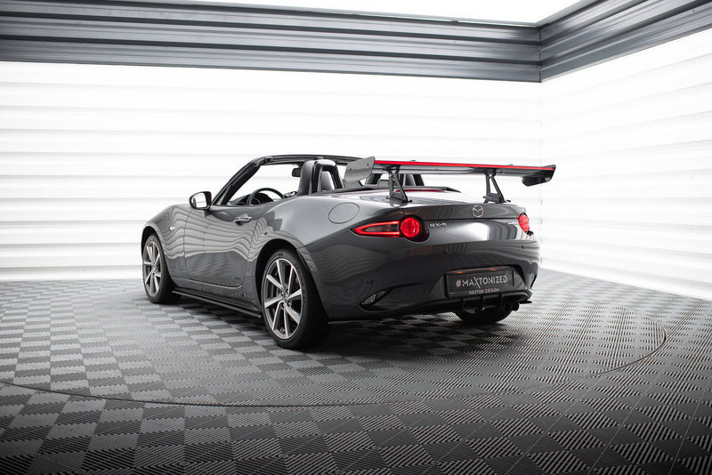Maxton Design Carbon Spoiler With Upper Swan Mounting + LED Mazda MX-5 ND (Mk4)