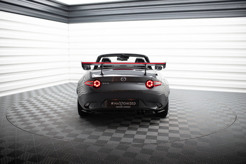 Maxton Design Carbon Spoiler With Upper Swan Mounting + LED Mazda MX-5 ND (Mk4)