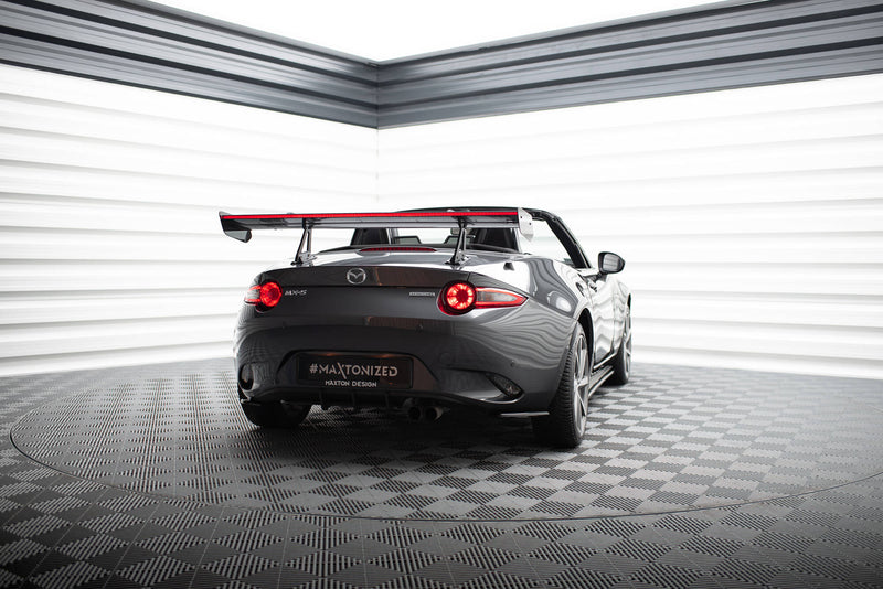 Maxton Design Carbon Spoiler With Upper Swan Mounting + LED Mazda MX-5 ND (Mk4)
