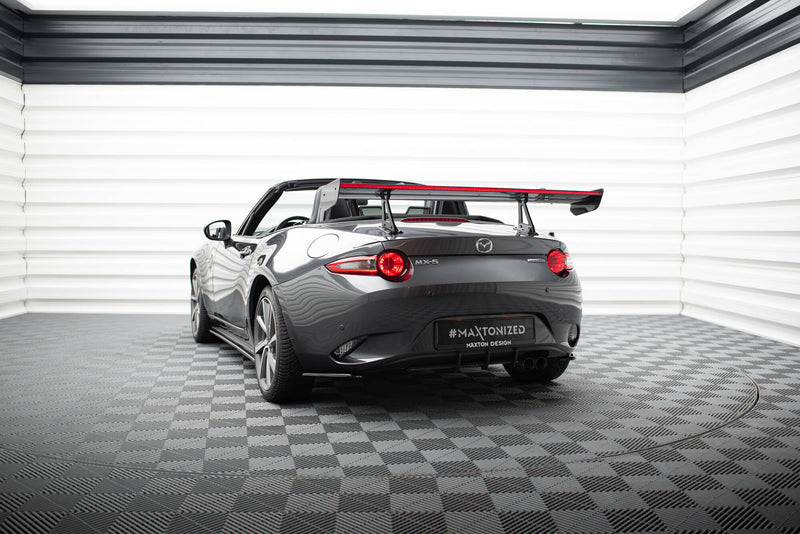 Maxton Design Carbon Spoiler With Upper Swan Mounting + LED Mazda MX-5 ND (Mk4)