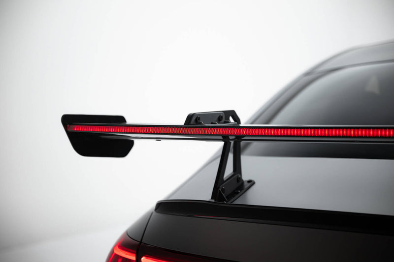 Maxton Design Carbon Spoiler With Upper Swan Mounting + LED Mercedes-Benz CLA Coupe C118 / C118 Facelift