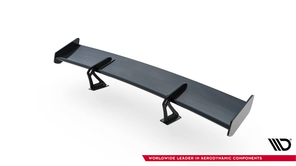 Maxton Design Carbon Spoiler With Upper Swan Mounting + LED Mercedes-Benz CLA Coupe C118 / C118 Facelift