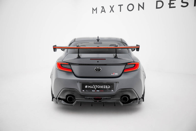 Maxton Design Carbon Spoiler With Upper Swan Mounting + LED Toyota GR86 / Subaru BRZ Mk2