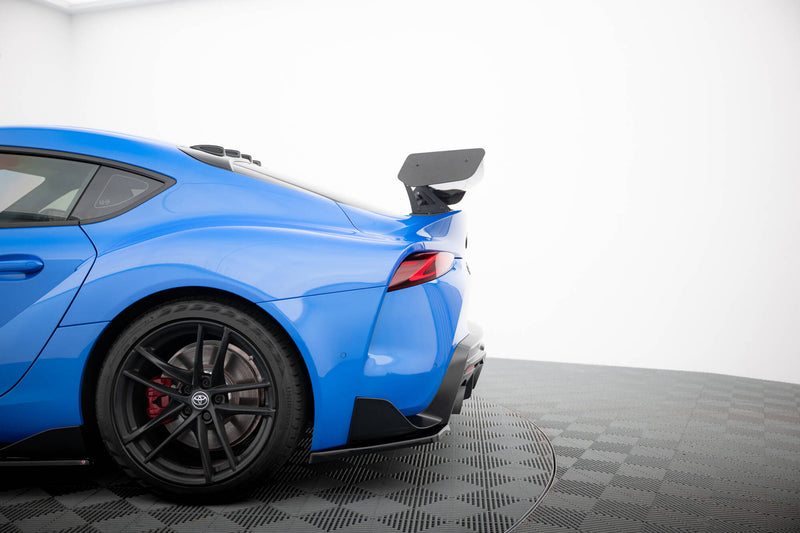 Maxton Design Carbon Spoiler With Upper Swan Mounting + LED Toyota Supra Mk5