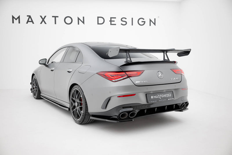 Maxton Design Carbon Spoiler With Upper Swan Mounting  Mercedes-Benz CLA Coupe C118 / C118 Facelift