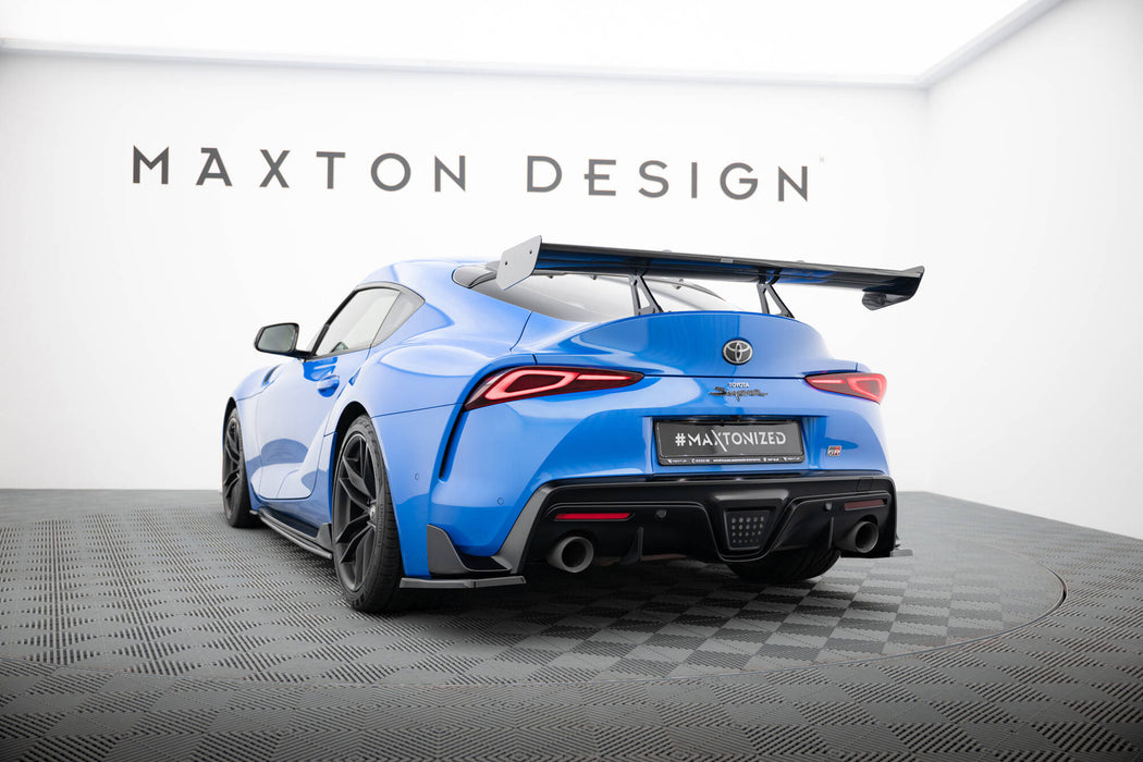 Maxton Design Carbon Spoiler With Upper Swan Mounting  Toyota Supra Mk5